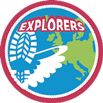 Speltakteken en insigne Explorers